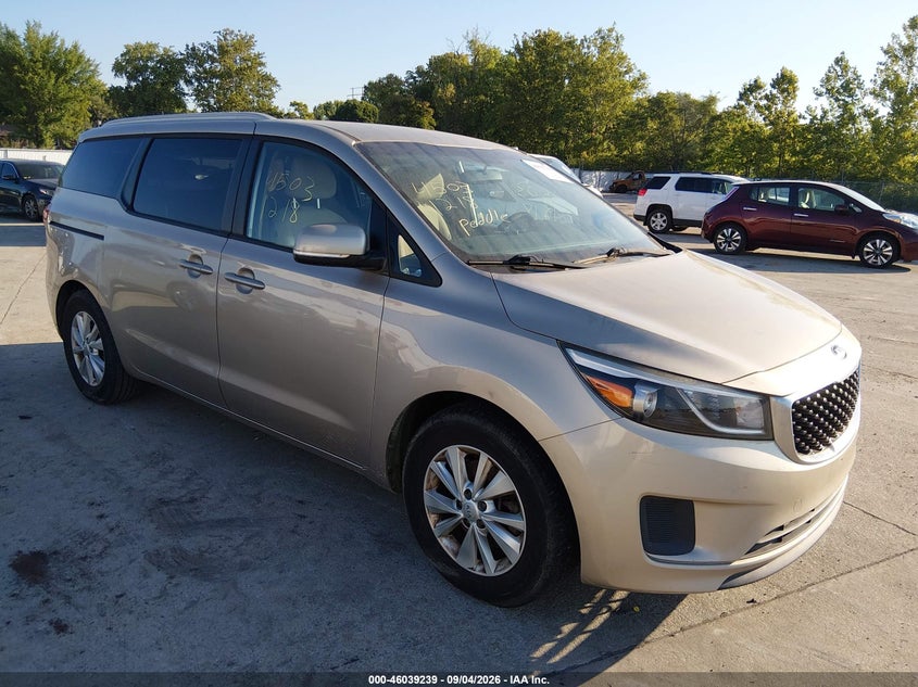 2016 KIA SEDONA auction photo 1