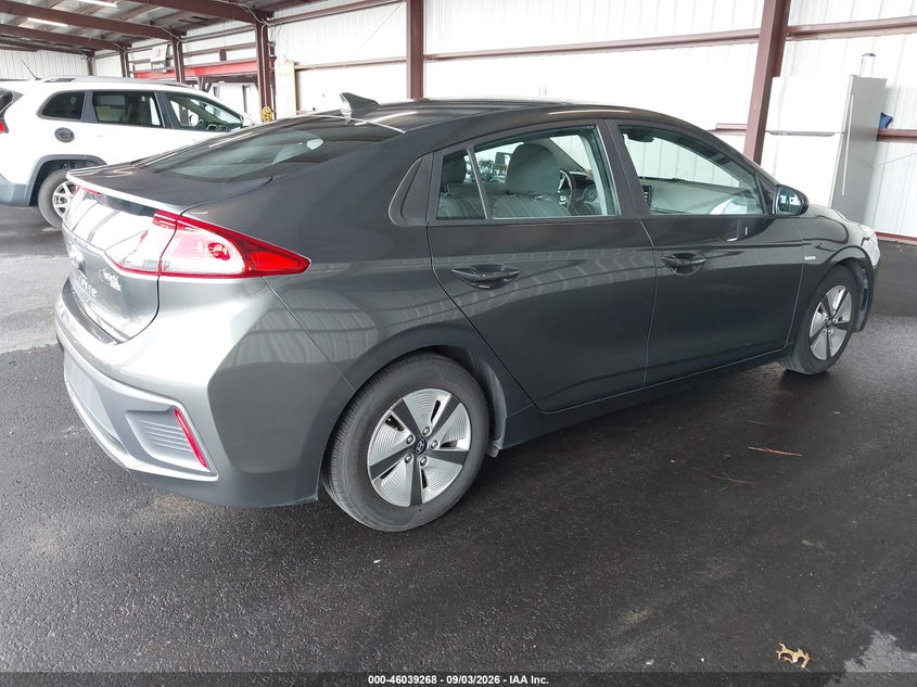 Vin: kmhc65lc7lu218766, lot: 46538723, hyundai ioniq hybrid blue 20204