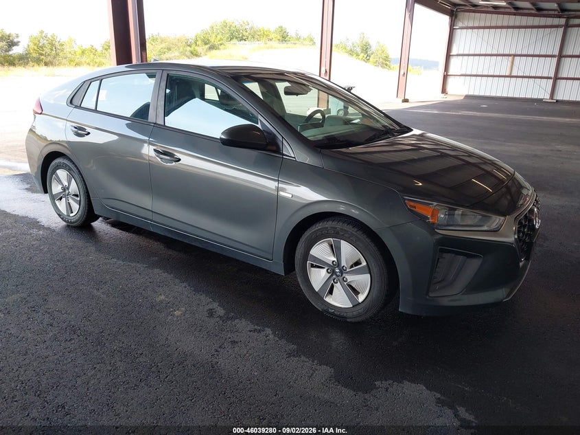 Vin: kmhc65lc3lu218702, lot: 46538735, hyundai ioniq hybrid blue 20201