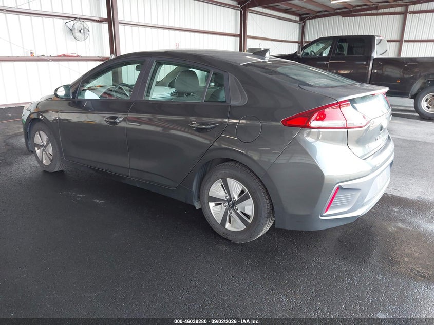 Vin: kmhc65lc3lu218702, lot: 46538735, hyundai ioniq hybrid blue 20203