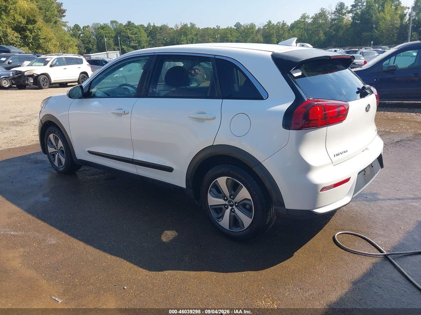 Vin: kndcb3lc5j5186928, lot: 46538753, kia niro fe 20183