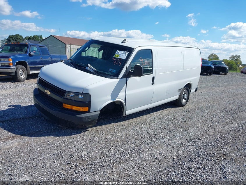 CHEVROLET EXPRESS 2500 2019 VIN 1GCWGAFGXK1328247