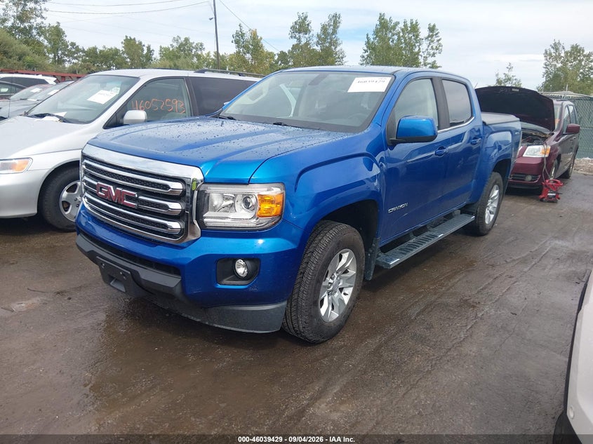 Vin: 1gtg6cen4j1323708, lot: 46538884, gmc canyon sle 20182