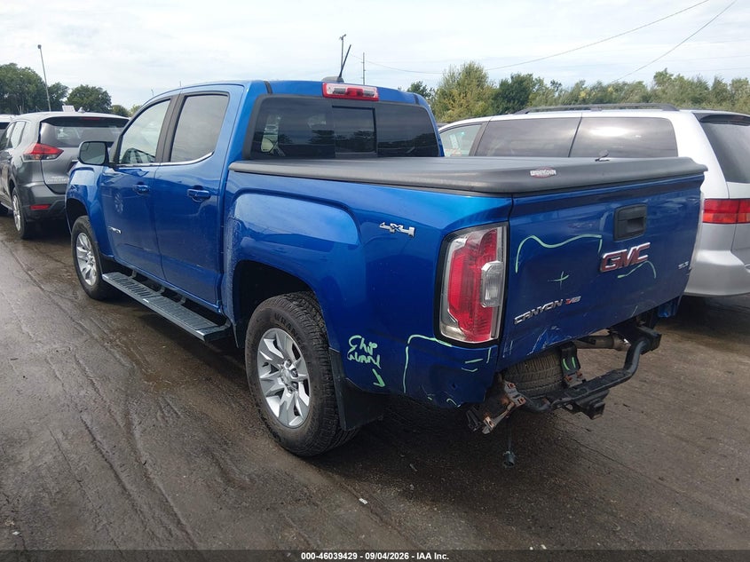 Vin: 1gtg6cen4j1323708, lot: 46538884, gmc canyon sle 20183