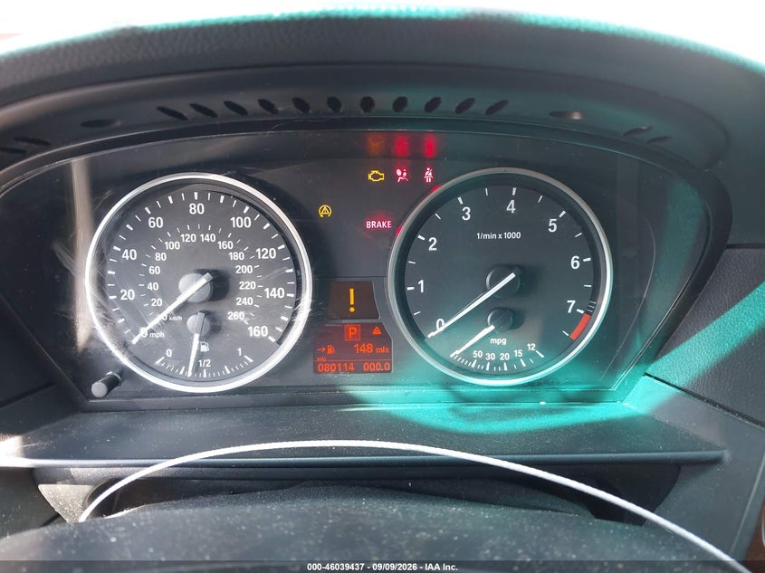 BMW 535XI 2008 VIN WBANV93508CZ63698