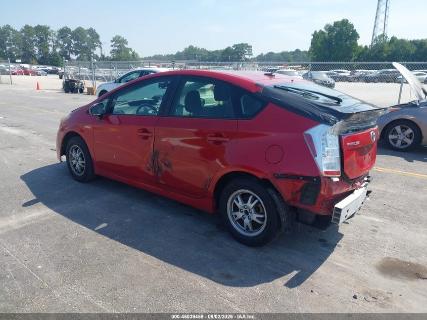 2011 TOYOTA PRIUS auction photo 3