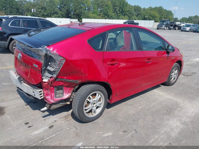 2011 TOYOTA PRIUS auction photo 4