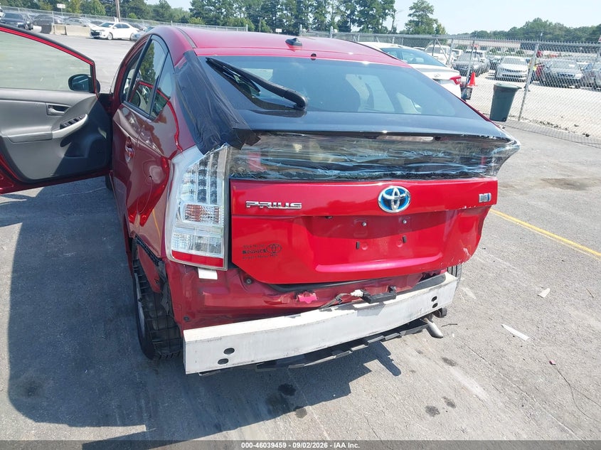 2011 TOYOTA PRIUS auction photo 6