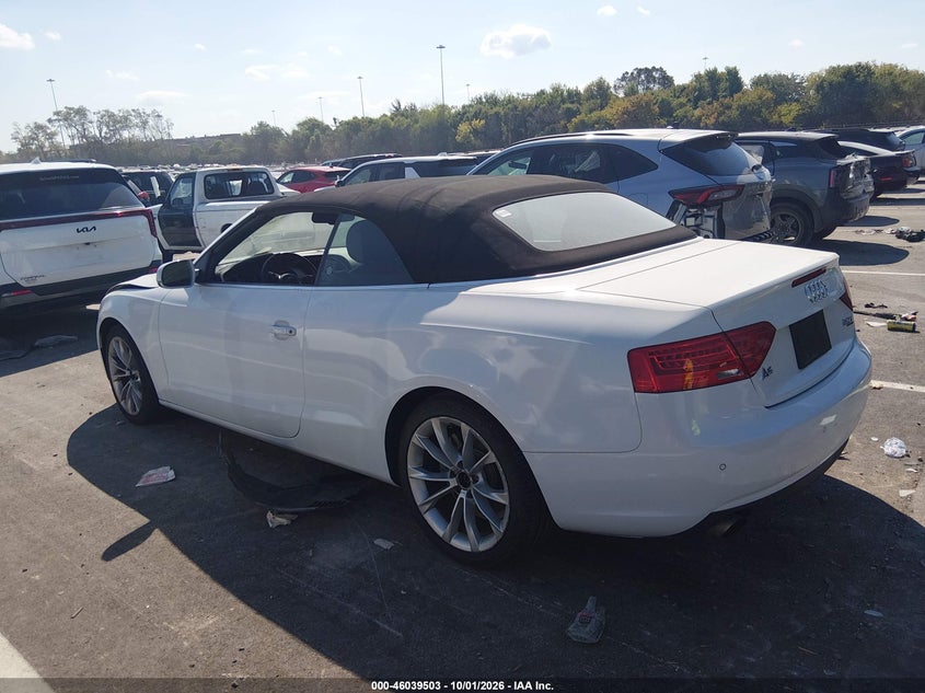 AUDI A5 2013 VIN WAULFAFH0DN014291
