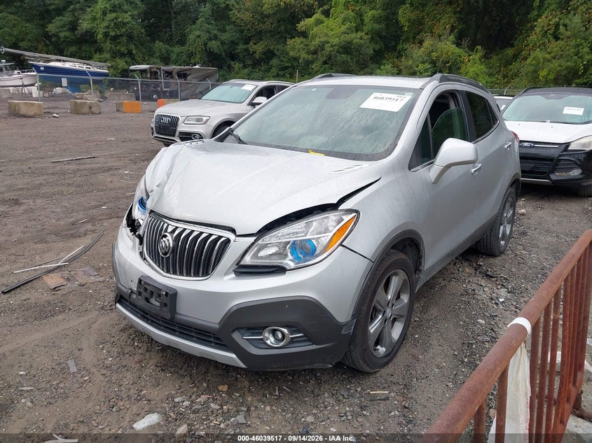 Vin: kl4cjgsb8db089046, lot: 46538972, buick encore leather 20132