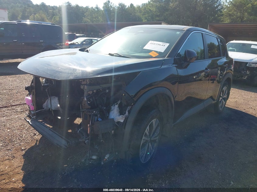 Vin: 5n1bt3baxnc726831, lot: 46539103, nissan rogue sv fwd 20222