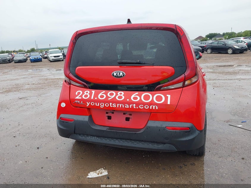 KIA SOUL 2020 VIN KNDJ23AU9L7027825