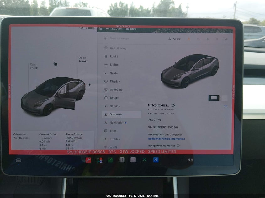 2018 TESLA MODEL 3 LONG RANGE/PERFORMANCE · Фото 7