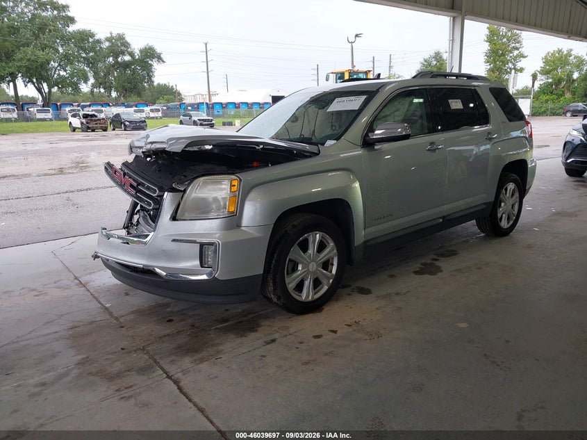2017 GMC Terrain, Удар спереду, IAAI, VIN 2GKALPEK1H6252913 — фото 2
