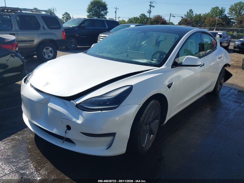 Vin: 5yj3e1ea0mf921714, lot: 46539178, tesla model 3 standard range plus rear-wheel drive 20212