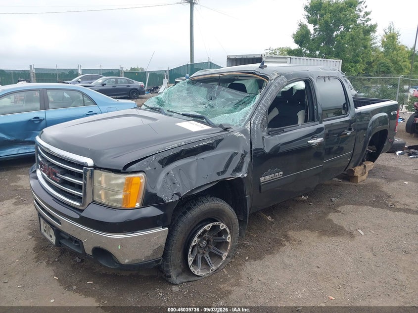 2012 GMC Sierra 1500 Sl, Переворот, IAAI, VIN 3GTP2UEA1CG285745 — фото 2