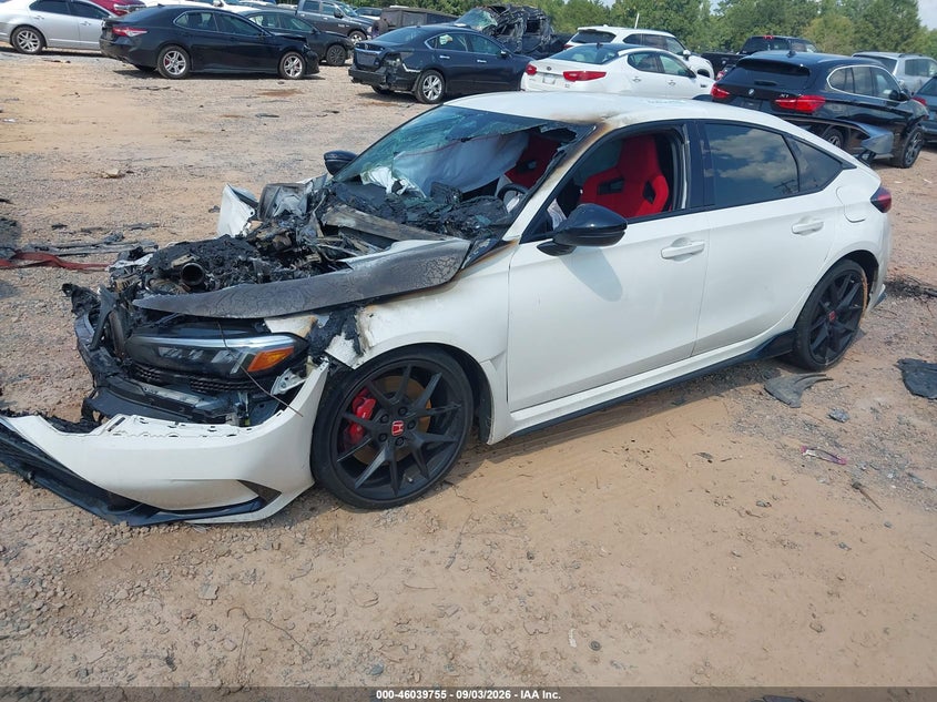 Vin: jhmfl5g46px002021, lot: 46539210, honda civic type r touring 20232