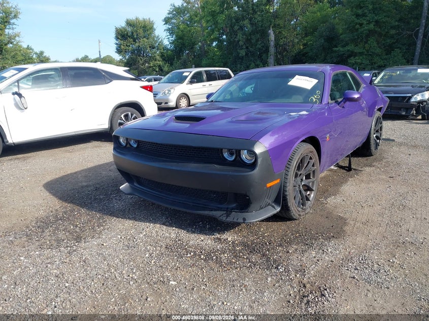 2019 Dodge Challenger, Удар сзади, IAAI, VIN 2C3CDZFJ8KH574533 — фото 2