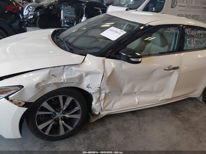 2017 NISSAN MAXIMA SEDAN 3.5L V-6 DOHC, VVT, PREMIUM , 300HP