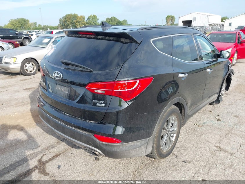 Vin: 5xyzudlb2gg315452, lot: 46539281, hyundai santa fe sport 2.4l 20164