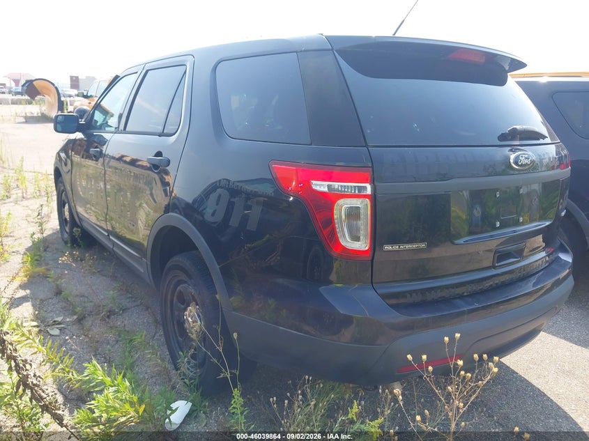 FORD UTILITY POLICE INTERCEPTOR 2014 VIN 1FM5K8AR0EGB38062