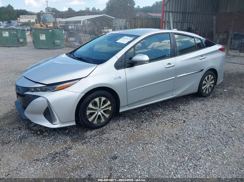 Vin: jtdkamfp0m3187939, lot: 46539326, toyota prius prime le 20212