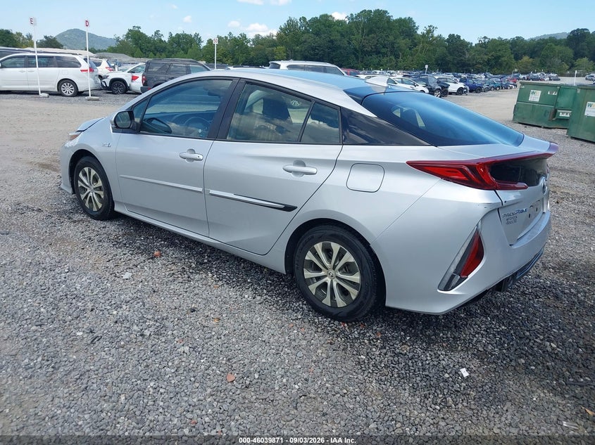 Vin: jtdkamfp0m3187939, lot: 46539326, toyota prius prime le 20213