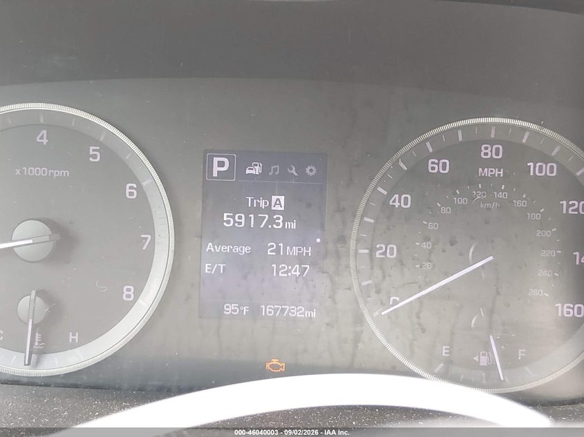 2017 HYUNDAI SONATA auction photo 7