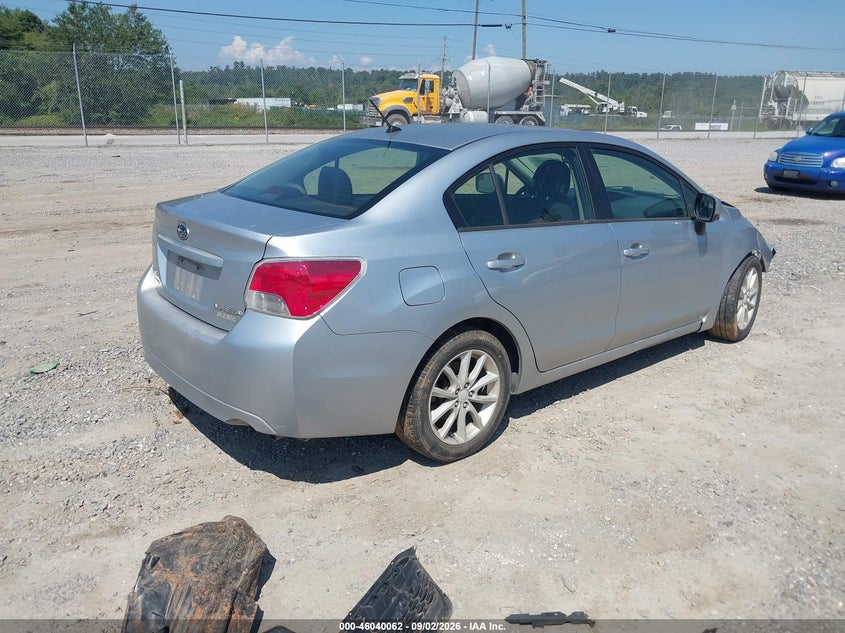 2014 SUBARU IMPREZA SEDAN 2.0L H-4 DOHC, VVT, REGULAR , 148HP