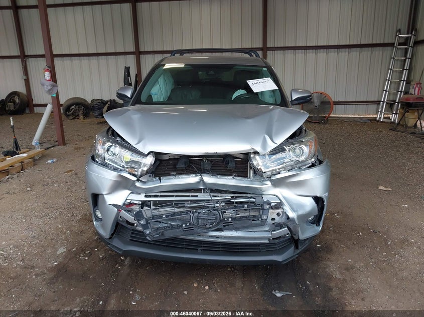 TOYOTA HIGHLANDER 2019 VIN 5TDBZRFH6KS924779