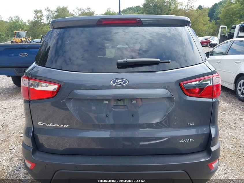 FORD ECOSPORT 2022 VIN MAJ6S3GL3NC475546