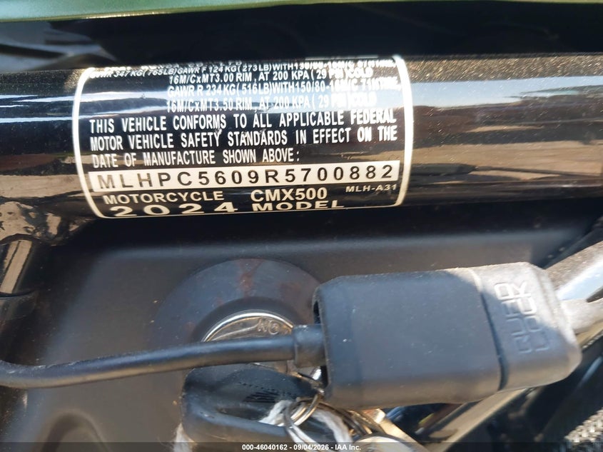 HONDA CMX500 2024