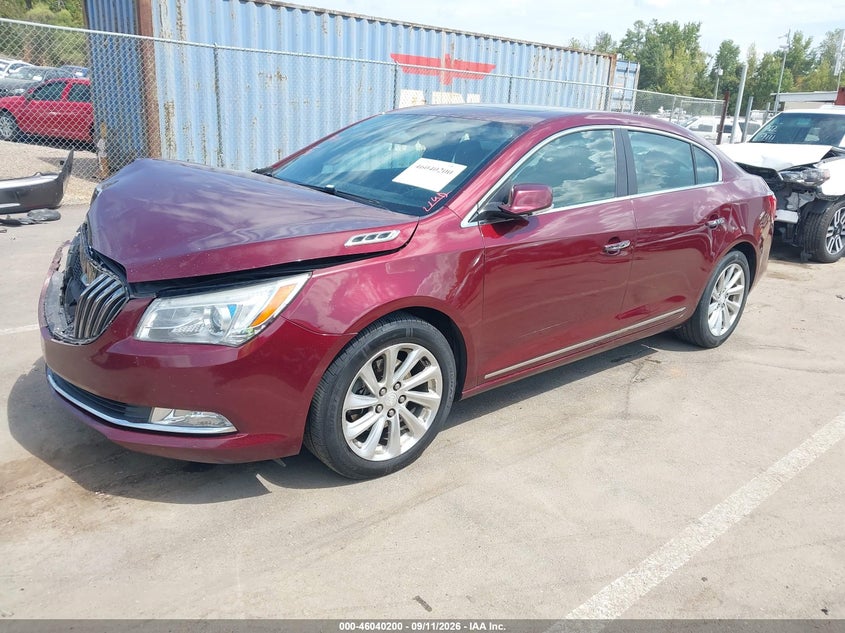 Vin: 1g4gb5g35ff220631, lot: 46539655, buick lacrosse leather 20152