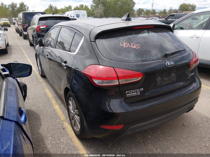 Vin: knafx5a80f5269714, lot: 46539700, kia forte ex 20153