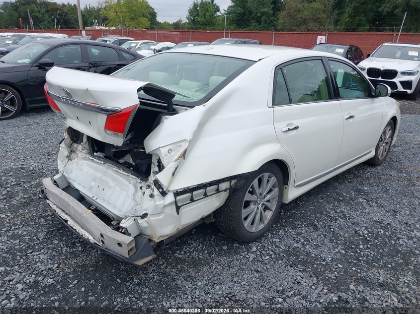 TOYOTA AVALON 2012 VIN 4T1BK3DB9CU473632