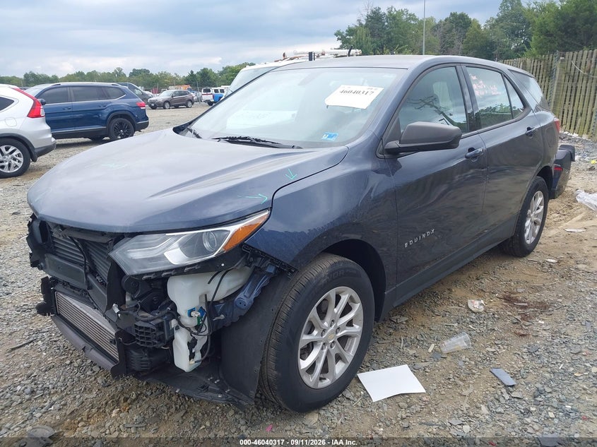 Vin: 3gnaxrevxjl370540, lot: 46539772, chevrolet equinox ls 20182