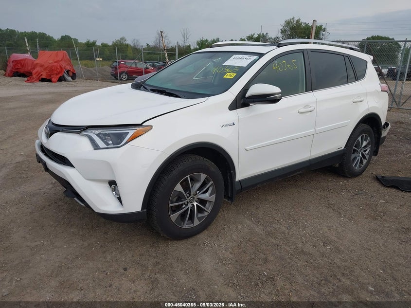 2016 Toyota RAV 4, Перед і зад, IAAI, VIN JTMRJREV5GD043460 — фото 2