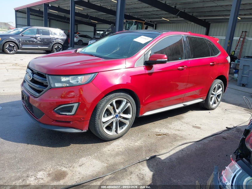 Vin: 2fmtk4ap2fbb92101, lot: 46539892, ford edge sport 20152