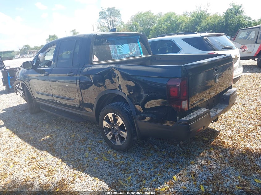 Vin: 5fpyk3f84jb017888, lot: 46539893, honda ridgeline black edition 20183