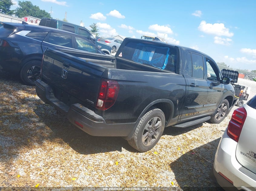 Vin: 5fpyk3f84jb017888, lot: 46539893, honda ridgeline black edition 20184