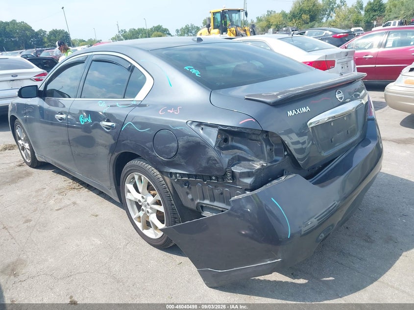 Vin: 1n4aa5ap3cc858727, lot: 46539953, nissan maxima 3.5 sv 20123