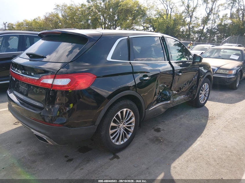 Vin: 2lmpj6kr5hbl31421, lot: 46539958, lincoln mkx select 20174