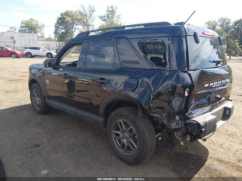Vin: 3fmcr9bn4srf35850, lot: 46539969, ford bronco sport big bend 20253