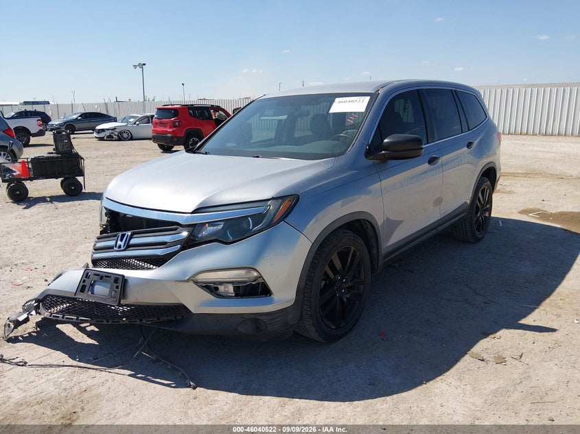 Vin: 5fnyf5h18jb009656, lot: 46539977, honda pilot lx 20182