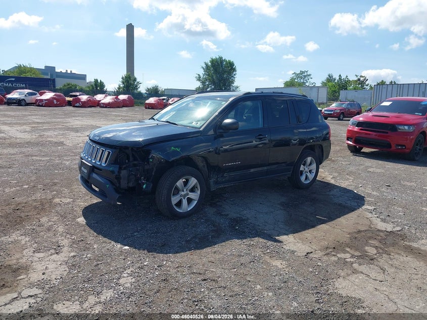 Vin: 1c4njdbb4hd106450, lot: 46539981, jeep compass sport 4x4 20172