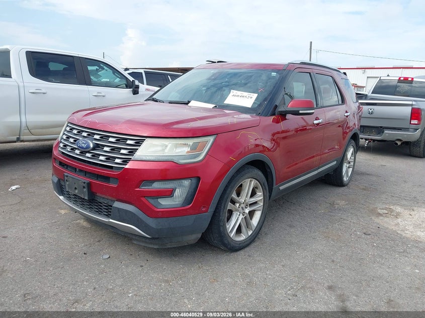 Vin: 1fm5k7f80hga98807, lot: 46539983, ford explorer limited 20172