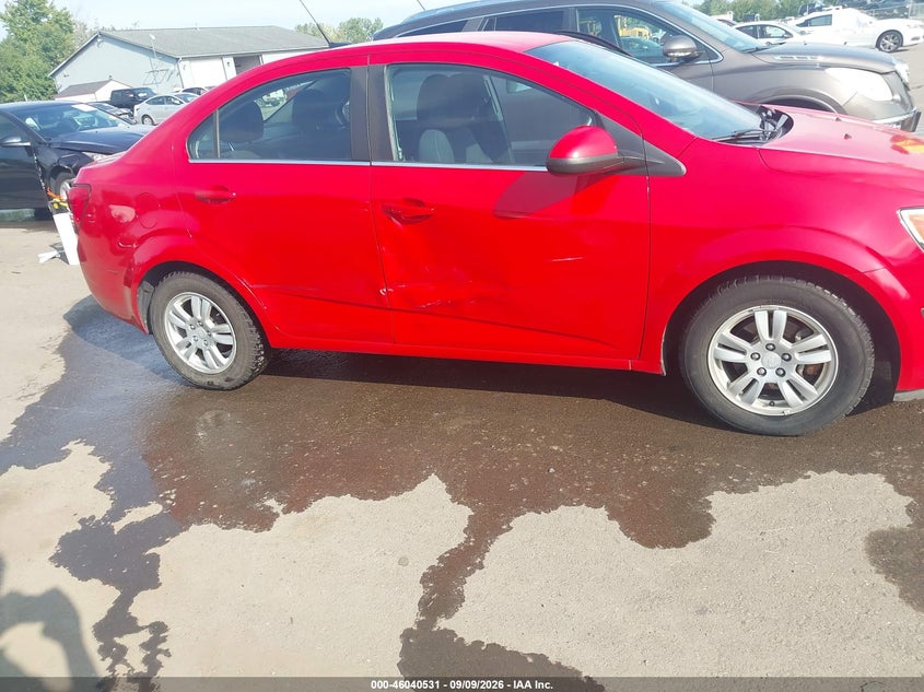 CHEVROLET SONIC 2013 VIN 1G1JC5SB3D4114671