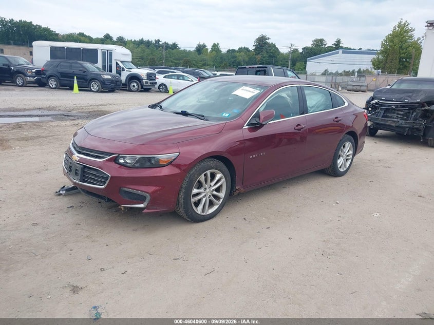Vin: 1g1ze5st2gf243094, lot: 46540055, chevrolet malibu 1lt 20162