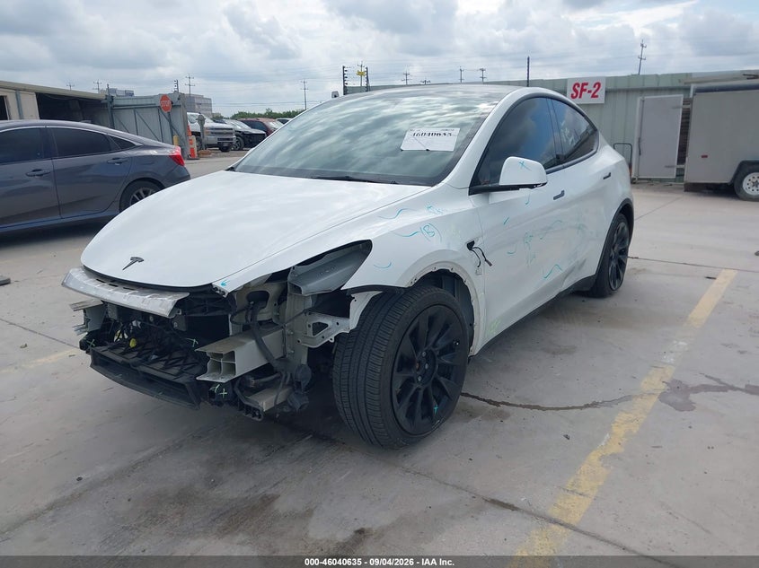Vin: 5yjygdee8mf182189, lot: 46540090, tesla model y long range dual motor all-wheel drive 20212