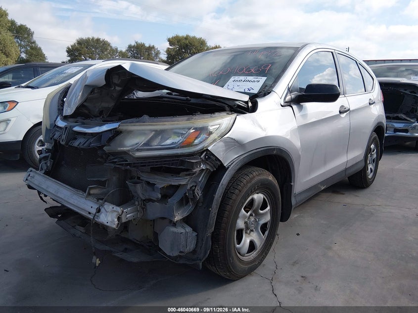 Vin: 3czrm3h33fg713937, lot: 46540124, honda cr-v lx 20152